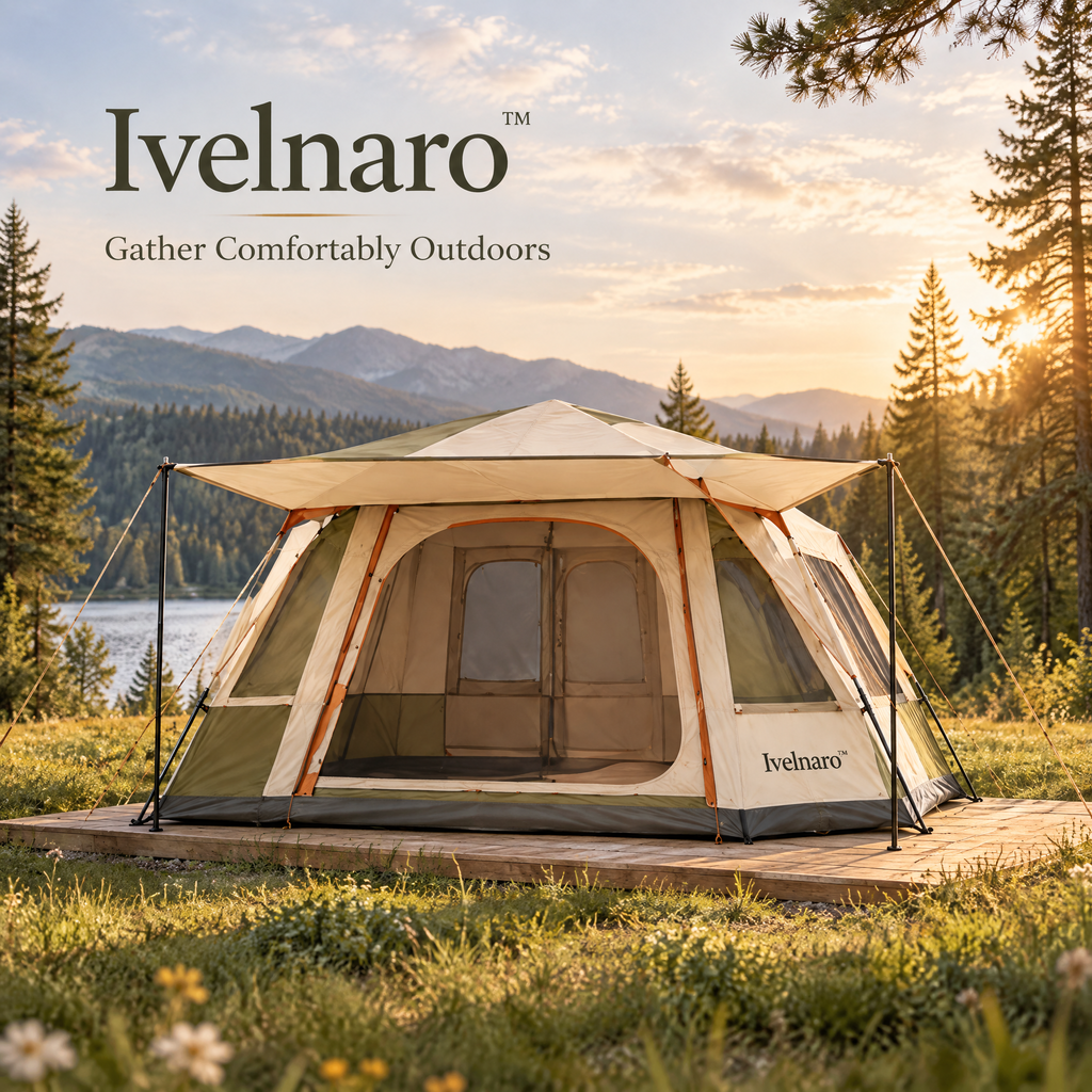 Ivelnaro™ Meadow Lodge 8-Person Family Tent