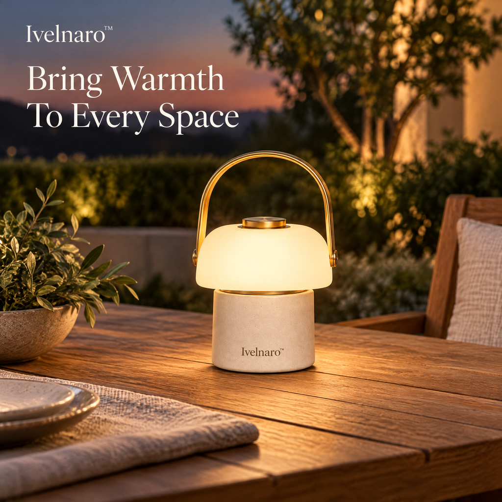 Ivelnaro™ SoftBeam Rechargeable Table Lantern