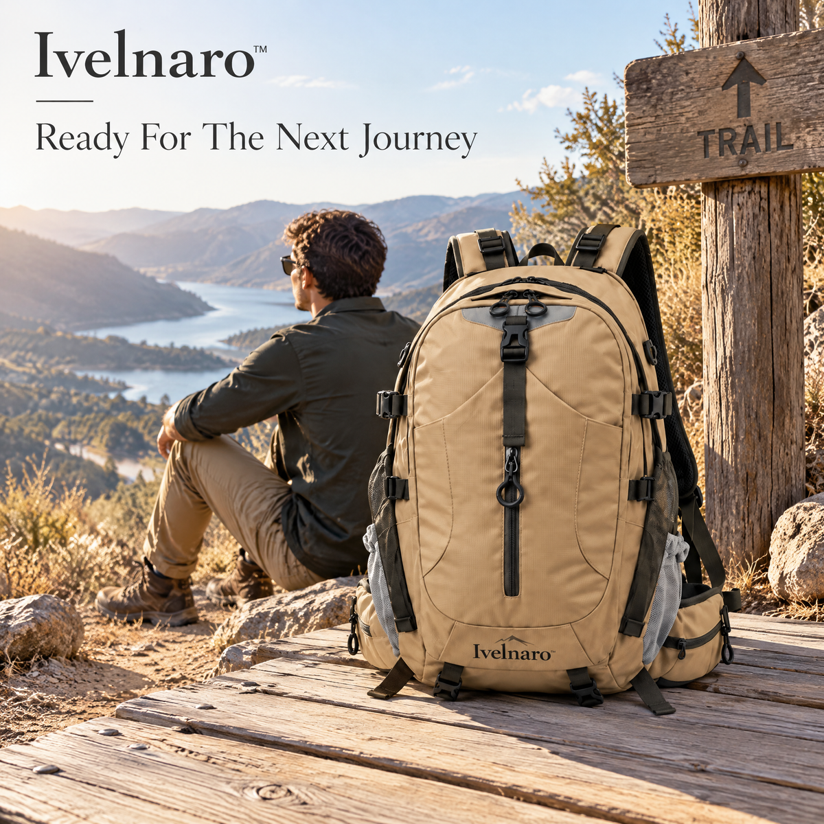 Ivelnaro™ Explorer 40L Travel Backpack