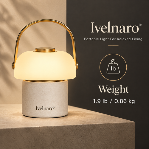 Ivelnaro™ SoftBeam Rechargeable Table Lantern